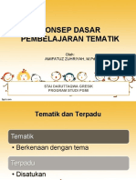 1.1 Konsep Dasar Pembelajaran Tematik