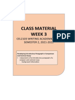 Class Material Week 3