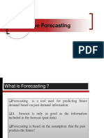 Quantitative Forcasting