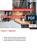 Lecture 5 (Ch. 5) Ethics and International Business