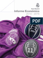 Informe Económico: Real Madrid