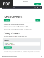 Python Comments: Creating A Comment