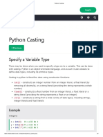 Python Casting: Specify A Variable Type