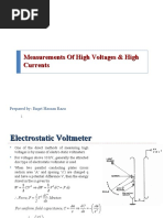 Unit-Iv - Ac-Measurements & Measurement of High D.C., A.C. and Impulse Currents