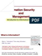 Information Security and Management