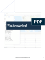 What Is Geocoding? What Is Geocoding?: © Donald Boyes, Department of Geography and Planning, University of Toronto 1