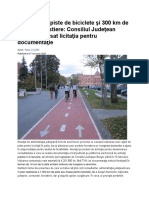 1.000 KM de Piste de Biciclete Şi 300 KM de Perdele Forestiere: Consiliul Judeţean Braşov A Lansat Licitaţia Pentru Documentaţie