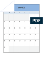 Calendario 2022 - Formato A3