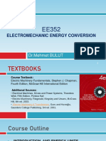 EE352 Electromechanical Energy Conversion