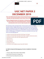 Nta Ugc Net Paper 2 December 2019: Q.1 Which Among The Following Group of Writers Is Labelled As "University Wits"?