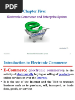 Chapter Five:: Electronic Commerce and Enterprise System