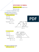 Pertemuan 3 (Hipotesis Uji Beda)