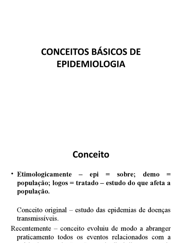 2 conceito basico de epidemiologia pdf epidemiologia sa de p blica