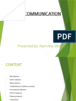 Telecommunication: Presented By:-Namrata Mishra