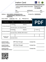 NML Vaccine Card