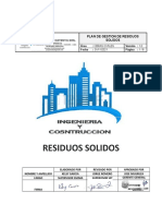 Plan de Gestion de Residuos Solidos