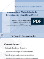 AULA 1- IMIC- AIM- DEFINICAO DE CONCEITOS