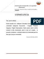 contancia  vacante