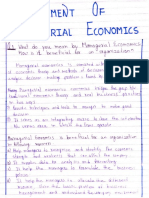 Anage Rial Tconomicss: Assignhent Ue