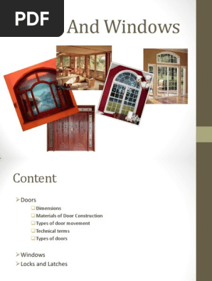 doors and windows