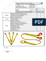 FC 4.1.6 - Synthetic Sling Inspection Checklist Form