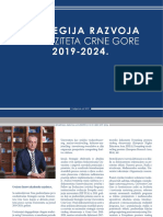 Strategija Razvoja Univerziteta Crne Gore 2019 - 2024