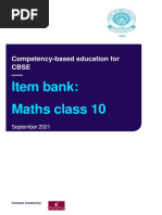 Item Bank Maths Class 10 by Fastest Education Yt