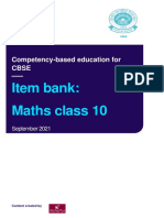 Item Bank Maths Class 10 by Fastest Education Yt