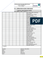 FC 4.1.11 - Fork Lift Operator's Checklist Form