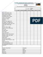 FC 4.1.14 - Wheeled Loader Checklist Form