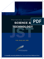 JST Vol. 30 (1) Jan. 2022 (View Full Journal)