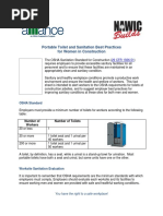 Toilet Portable in Construction