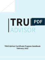 TRUE Advisor Certificate Handbook Feb2022