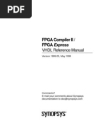 Fpga Express VHDL Reference Manual