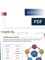 SAP Basis Training: Services Solutions Consulting