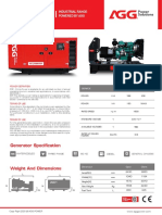 Generator Specification: Industrial Range Powered by Agg
