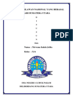 Pahlawan Nasional Yang Berasal Dari Sumatera Utara