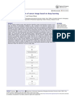 Edge Detection Algorithm of Cancer Image Based On Deep Learning