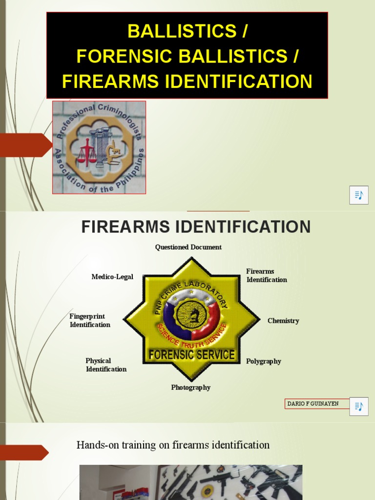 Forensic Ballistics Overview and Training | PDF | Ballistics | Bullet