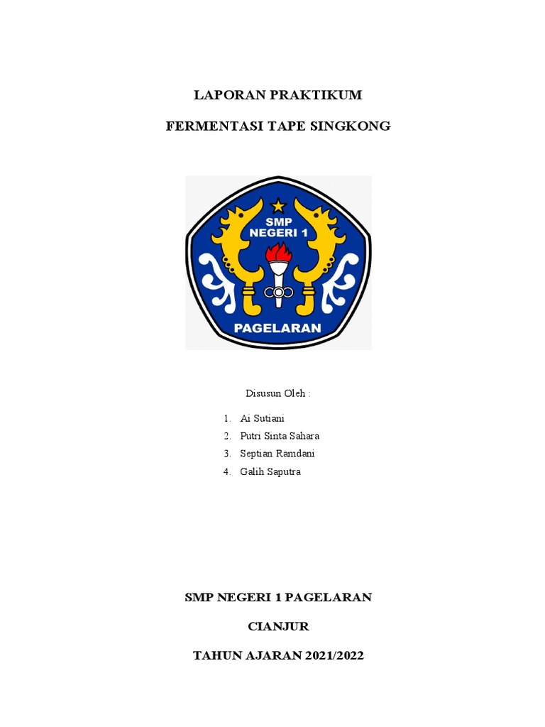 Fermentasi Tape Singkong | PDF