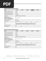 Allen-Bradley 1756-A13: Specifications