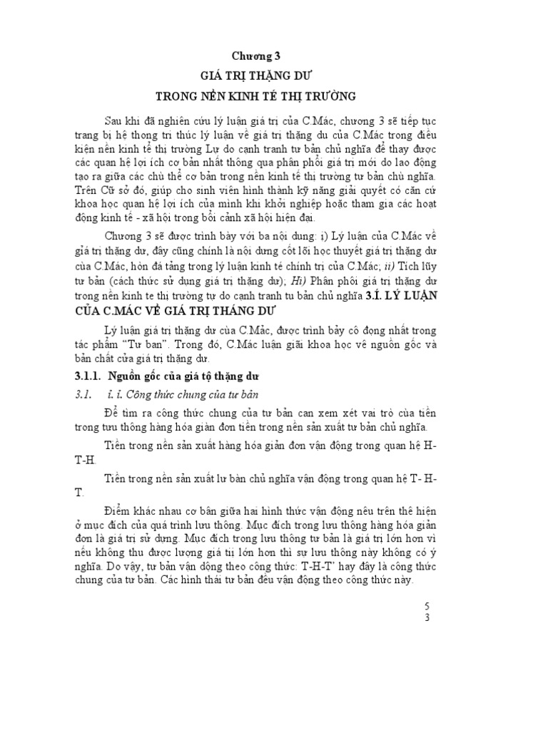 Tham Khảo KTCT Chương 3 | PDF