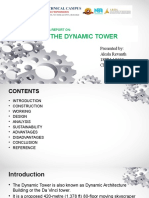 The Dynamic Tower: Presented By: Akula Revanth 187R1A0104 Civil-4A