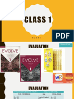 Class 1. Basic 1