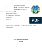 Poder Público Guatemalteco y Estructura del Estado