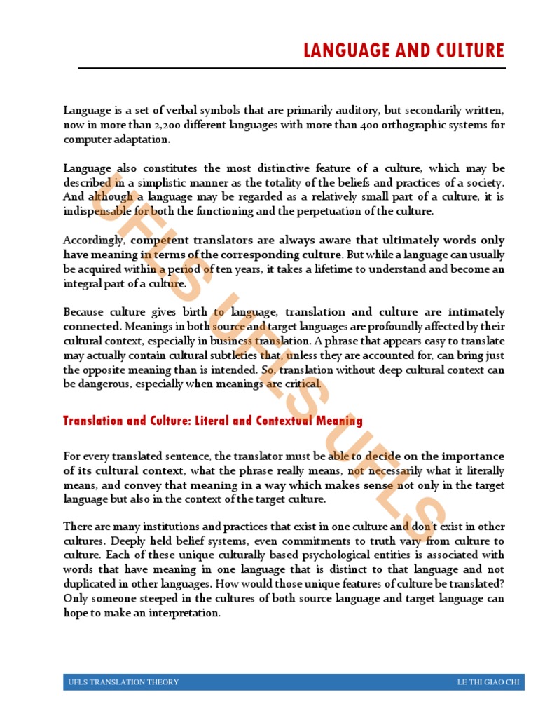 Language and Culture - Online | PDF | Translations | Human Communication