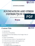 Foundation and Stress Distribution in Soil: by Siti Nooraiin Mohd Razali
