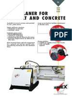 Cold Planer For Asphalt and Concrete: W D C S