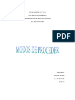 Modos de Proceder