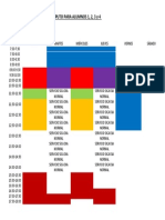 Horario Esaul Noe